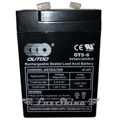 Outdo OT5-6 5Ah 6A 6V (47x101x70)
