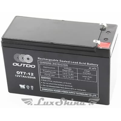 Outdo OT7-12 7Ah 12A 12V (65x100x151)