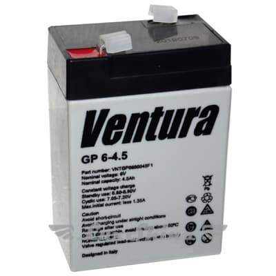 VENTURA GP 6-4,5 4.5Ah 6A 6V (48x107x70)