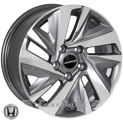 JH A1387 7x16 5x114.3 ET45 DIA64.1 Grey Polished (Темно-серый с полированной лицевой частью)