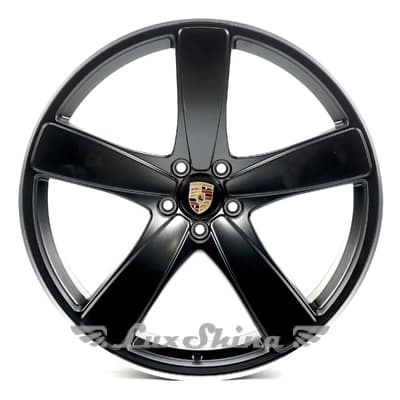 Replica PR5486 9x21 5x112 ET26 DIA66.45 Satin black lip polish
