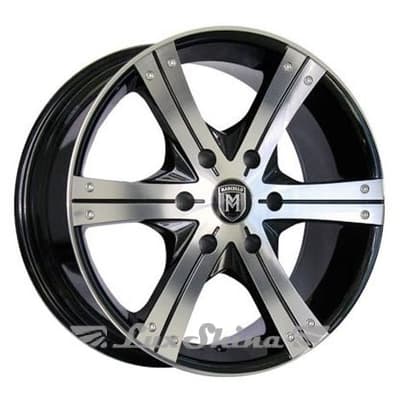 Marcello MK-150 8.5x18 6x139.7 ET18 DIA106.1 Черный, полированные спицы