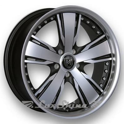 Marcello MR-21 8.5x18 5x112 ET35 DIA73.1 Черный, полированные спицы