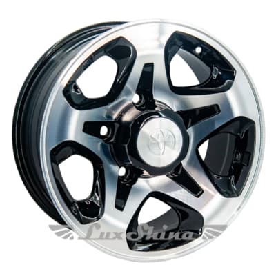 GT 212 7x16 5x150 ET2 DIA110.2 Черный с алмазной механической обработкой лицевой поверхности