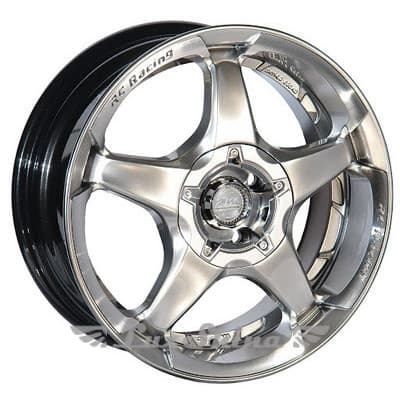 Allante 561 6.5x15 5x112/114.3 ET35 DIA73.1 Hyper Black Clean Lip (Насыщенный темно-серебристый с полированным ободом)