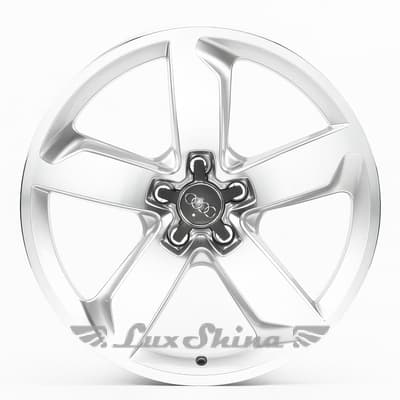 Replica A738 8x19 5x112 ET39 DIA66.6 Silver Machined Face