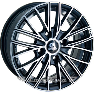 GT RD-S4 6x14 4x114.3 ET35 DIA73.1 Metall Cutting Black (Матовый черный с полировкой)