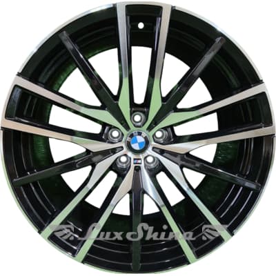 Replica BMW 0511 10.5x21 5x112 ET40 DIA66.6 Черный с алмазной механической обработкой лицевой поверхности