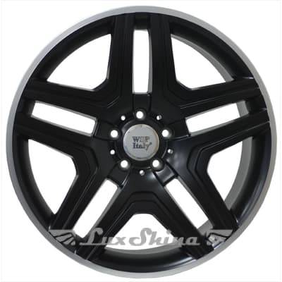 WSP Italy Mercedes (W766) AMG Nero 10x21 5x112 ET56 DIA66.6 Dull Black R Polished