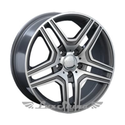 ZD 759 10x21 5x112 ET46 DIA66.6 Gun metal full polish (Темно-серый с полированным ободом)