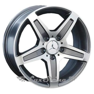 ZD S296 9.5x19 5x130 ET50 DIA84.1 Gun metal full polish (Темно-серый с полированным ободом)