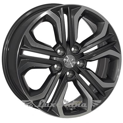 ZF TL0418NW 7x18 5x114.3 ET51 DIA67.1 Gun metal full polish (Темно-серый с полированным ободом)