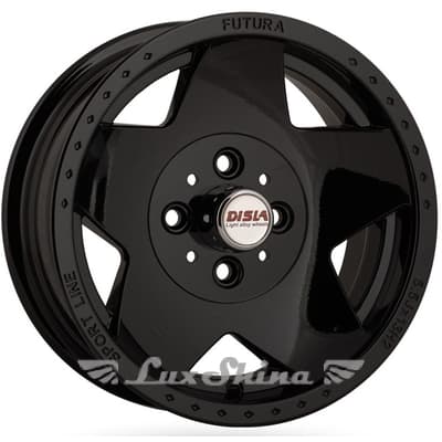 Disla Futura 5.5x13 4x98 ET5 DIA58.6 Black