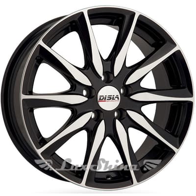 Disla Raptor 7x16 4x108 ET38 DIA67.1 Black Diamond (Черный глянцевый)