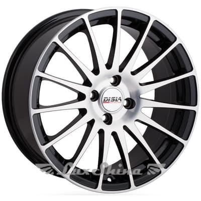 Disla Turismo 7.5x17 5x114.3 ET40 DIA67.1 Black Diamond (Черный глянцевый)