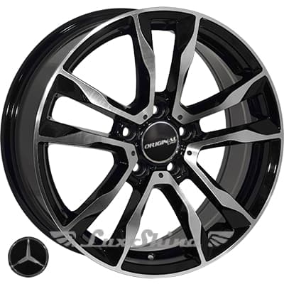 ZF FR778 6.5x16 5x112 ET45 DIA66.6 Черный с алмазной механической обработкой лицевой поверхности