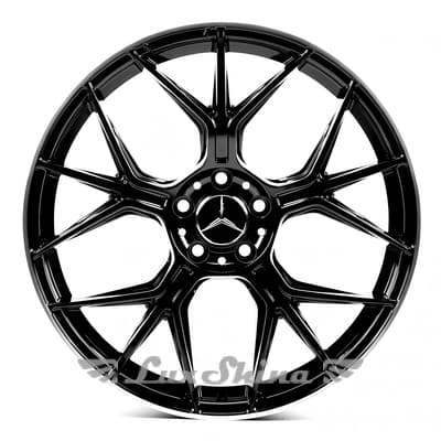 Replica MR5622 8.5x20 5x112 ET38 DIA66.56 Black Machined Lip