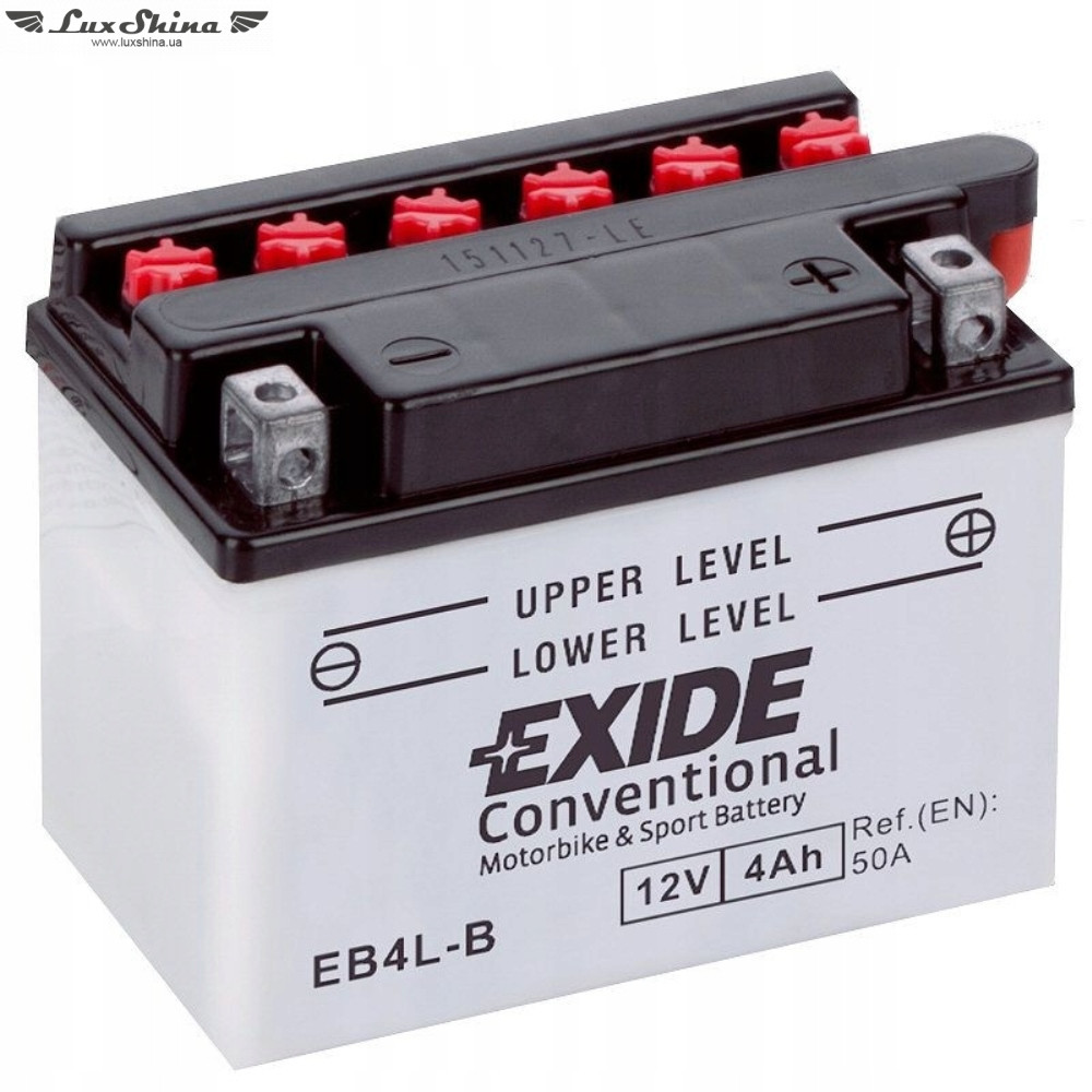 Exide EB4L-B 4Ah 50A 12V R (70x92x120)