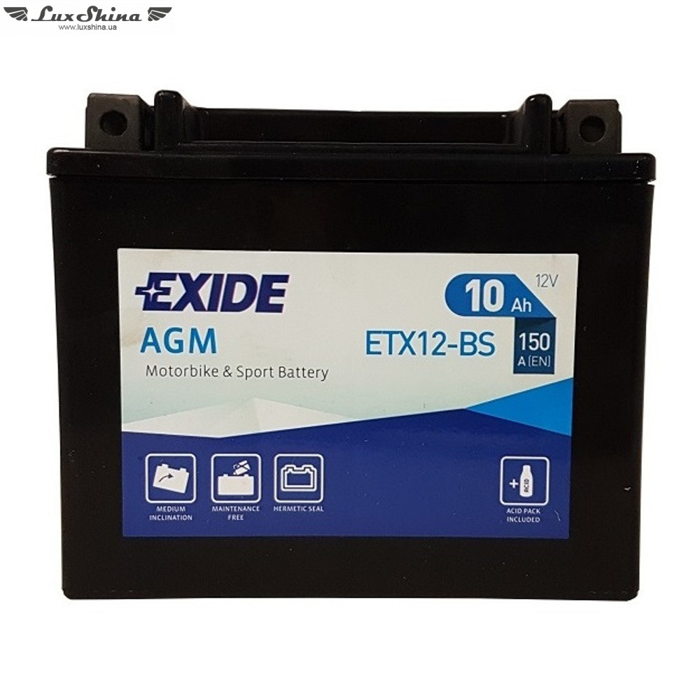 Exide Start-Stop AGM 10Ah 150A 12V L (87x130x150)