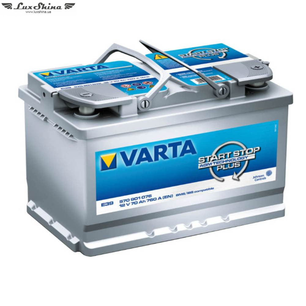 VARTA (E39) START STOP PLUS 70Ah 760A 12V R AGM (175x190x278)