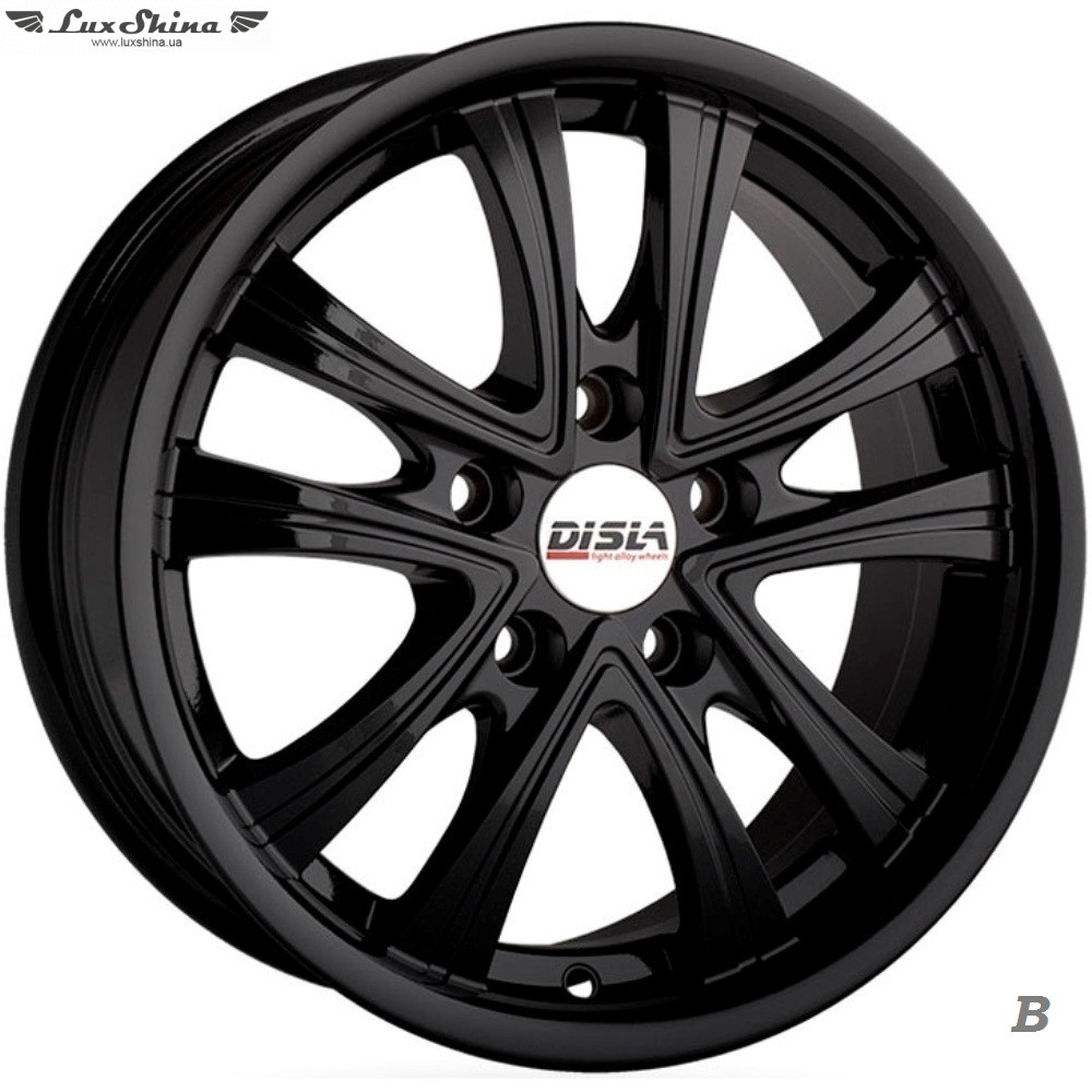 Disla Evolution 6.5x15 5x112 ET35 DIA57.1 Black Diamond (Черный глянцевый)