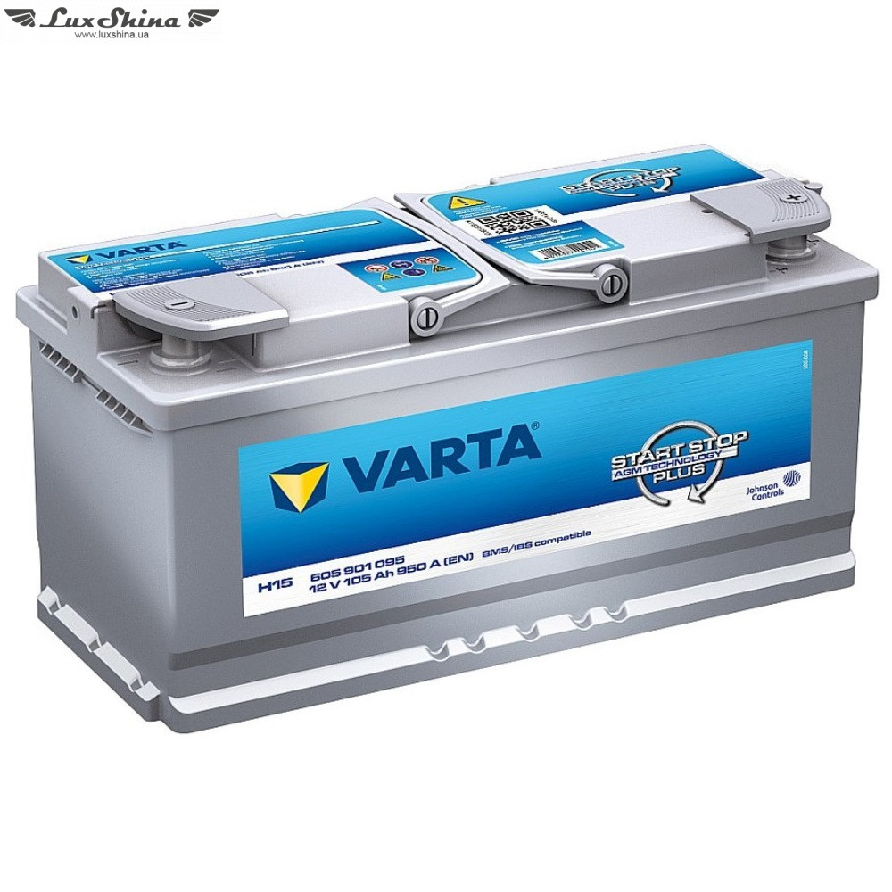 VARTA (H15) START STOP PLUS 105Ah 950A 12V R AGM (175x190x394)