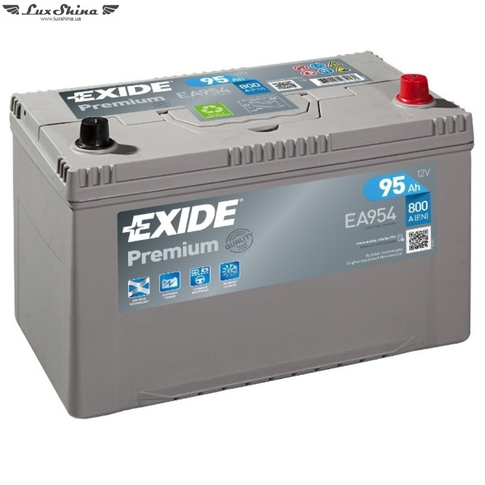 Exide Premium 100Ah 900A 12V R (175x190x353)
