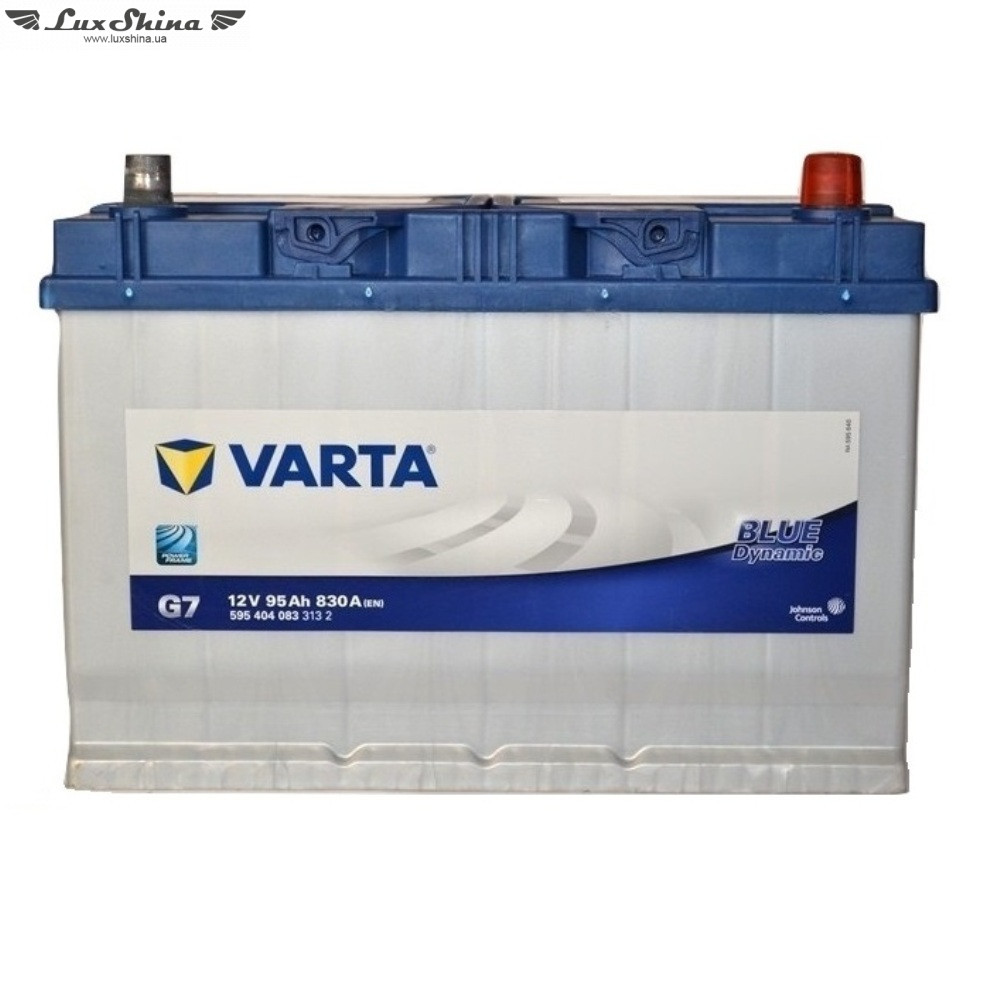 VARTA (G7) BLUE dynamic 95Ah 830A 12V R Азія (173x225x306)
