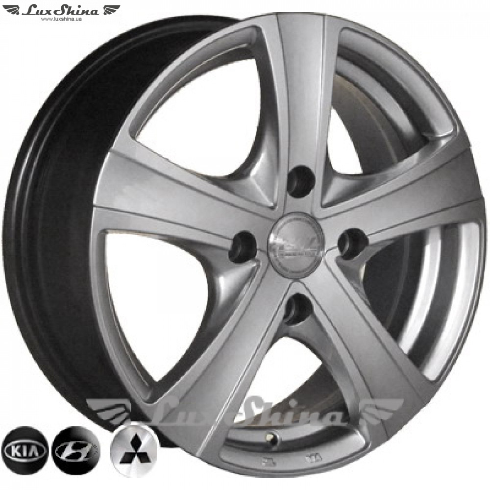 Zorat Wheels 9504 5.5x14 4x100 ET43 DIA60.1 Hyper Silver (Cупер серебро)