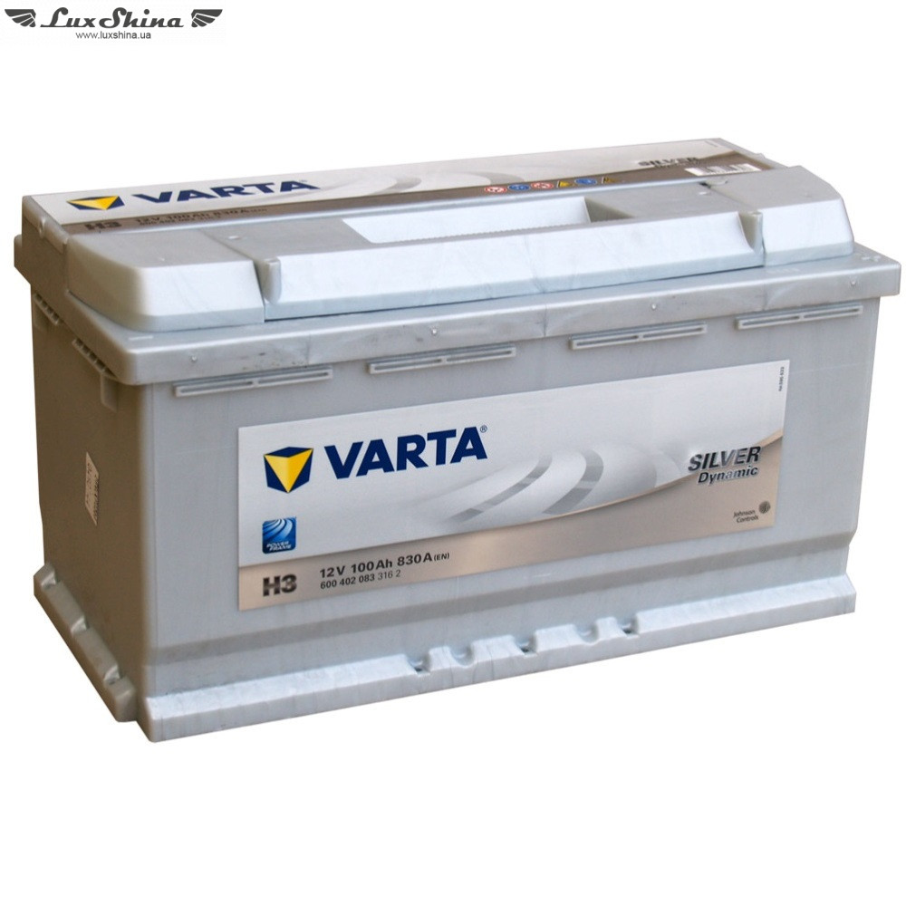VARTA (H3) SILVER dynamic 100Ah 830A 12V R (175x190x353)